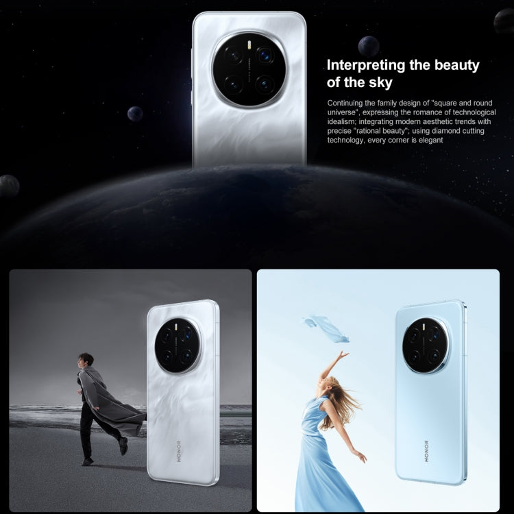 Honor Magic7 Pro, 16GB+512GB, Cảm biến vân tay trên màn hình, Màn hình 6.8 inch MagicOS 9.0 / Android 15 Snapdragon 8 Elite 3nm Octa Core, Mạng: 5G, NFC, OTG, Không hỗ trợ Google Play, 16GB+512GB