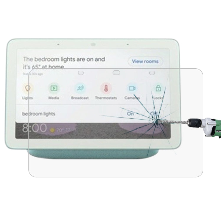 Miếng dán kính cường lực chống nổ 0.3mm 9H 2.5D HD cho loa thông minh Google Home Hub