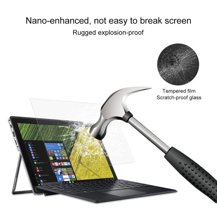 Màng kính cường lực HD bảo vệ màn hình laptop 12.5 inch đa năng, Kích thước: 27.7 x 15.6cm, 12.5 inch