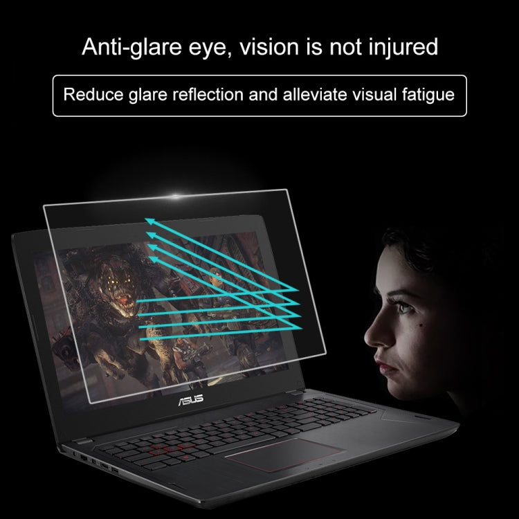Màng kính cường lực HD bảo vệ màn hình laptop 15.6 inch đa năng, 15.6 inch