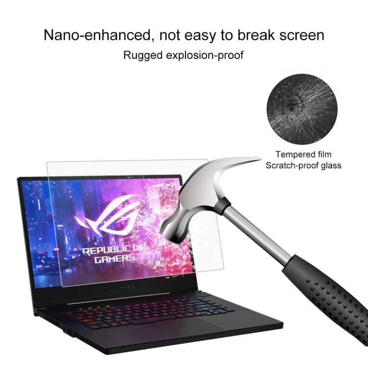 Miếng dán kính cường lực bảo vệ màn hình HD cho ASUS ROG Zephyrus M GU502 15.6 inch, Dành cho ASUS ROG Zephyrus M 15.6 inch