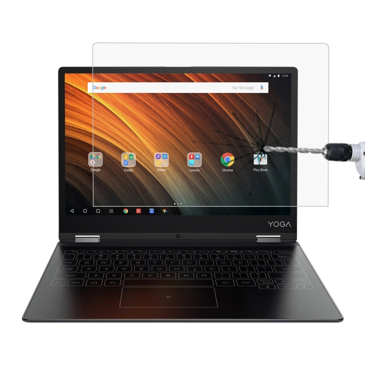 Màng kính cường lực toàn màn hình độ cứng bề mặt 9H dày 0.4mm cho Lenovo YOGA A12, Yoga A12