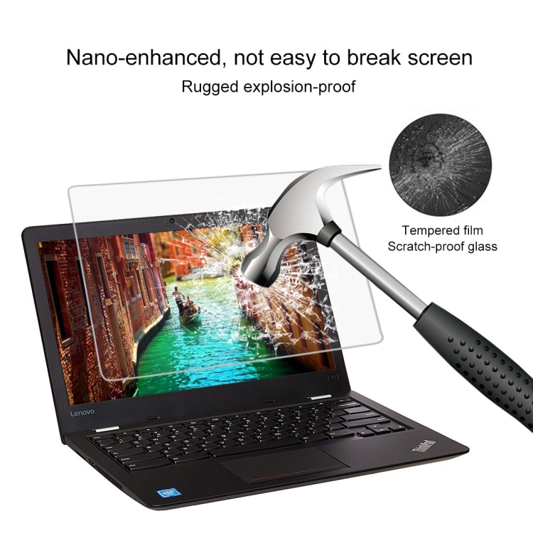 Miếng dán kính cường lực toàn màn hình độ cứng bề mặt 9H dày 0.4mm cho Lenovo ThinkPad 13 Chromebook 13.3 inch, Lenovo 13 Chromebook