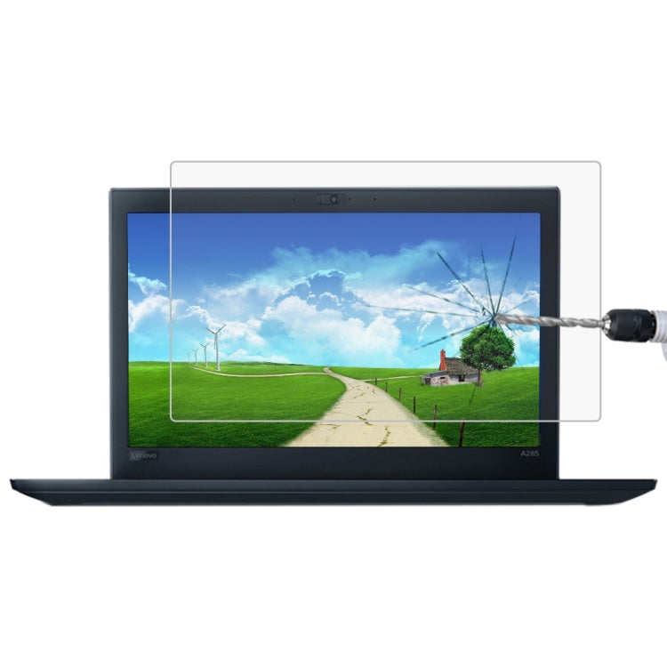 Màng kính cường lực toàn màn hình độ cứng bề mặt 9H dày 0.4mm cho Lenovo ThinkPad A285 12.5 inch, Lenovo A285