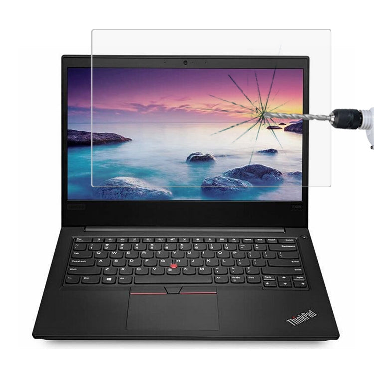 Màng kính cường lực toàn màn hình độ cứng bề mặt 9H dày 0.4mm cho Lenovo ThinkPad E485 14 inch, Lenovo E485