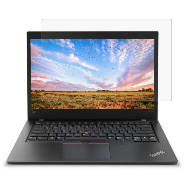 Màng kính cường lực toàn màn hình độ cứng bề mặt 9H dày 0.4mm cho Lenovo ThinkPad L480 14 inch, Lenovo L480