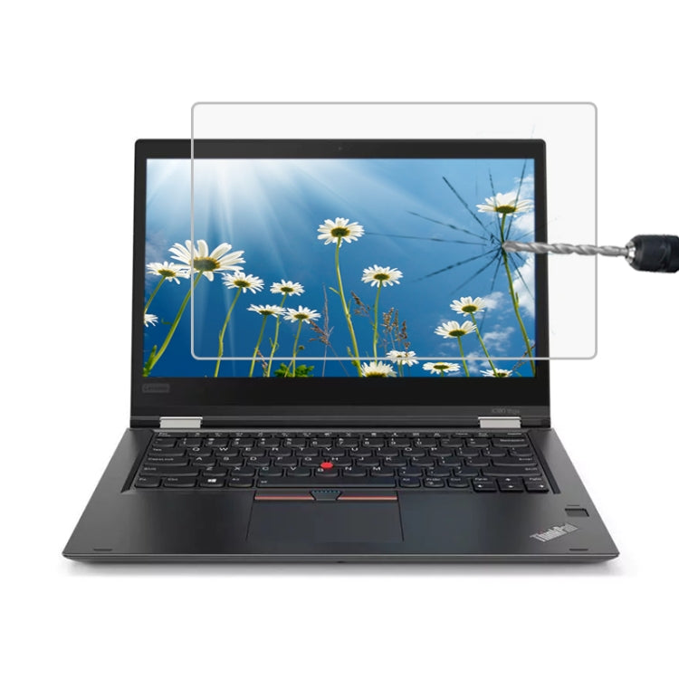 Màng kính cường lực toàn màn hình độ cứng bề mặt 9H dày 0.4mm cho Lenovo ThinkPad X380 Yoga 13.3 inch, X380 Yoga