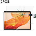 2 miếng kính cường lực chống nổ độ cứng bề mặt 9H dày 0.26mm cho MacBook Air 13.3 (2018)