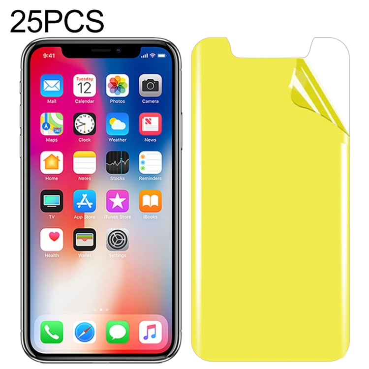 25 cái miếng dán bảo vệ màn hình trước mềm TPU full phủ cho iPhone X / XS, cho iPhone X / XS (25 cái)