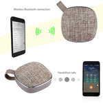 Loa Bluetooth stereo di động X25 thiết kế vải với micrô tích hợp, hỗ trợ gọi rảnh tay & thẻ TF & AUX IN, khoảng cách Bluetooth: 10m