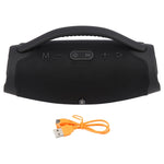 BOX3 MINI Loa stereo Bluetooth di động chống nước bắn tia LED, Mic tích hợp
