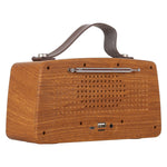 Loa FM không dây cầm tay NewRixing NR-4013 vân gỗ Manchurian Ash phong cách cổ điển, Hỗ trợ Thẻ TF & U Disk