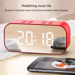 Loa Mini Bluetooth 5.0 AEC BT501 với Đèn LED & Đồng Hồ Báo Thức & Đồng Hồ & Gương, Hỗ Trợ Thẻ TF 32G, BT501