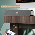 Loa Đa Phương Tiện Bluetooth LEERFEI E91 Hình Thanh Dài 10W Loa Kép, Hỗ Trợ Thẻ TF / Ổ U / AUX 3.5mm, Hỗ Trợ Thẻ TF / Ổ U / AUX 3.5mm