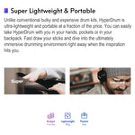 Bộ trống ảo cảm ứng Hyperdrum nhạc cụ di động thông minh, Bộ trống ảo cảm ứng Hyperdrum