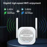 Bộ khuếch đại bộ lặp sóng không dây băng tần kép COMFAST CF-WR765AC 1200Mbps với ăng-ten ngoài, CF-WR765AC
