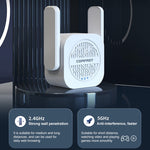 Bộ khuếch đại bộ lặp sóng không dây băng tần kép COMFAST CF-WR765AC 1200Mbps với ăng-ten ngoài, CF-WR765AC