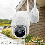 Tuya QX45 Camera IP Không Dây 2.4G IP65 Chống Nước Full HD 1080P, Hỗ Trợ Phát Hiện Chuyển Động & Âm Thanh Hai Chiều & Hồng Ngoại Ban Đêm & Thẻ TF, Phích Cắm AU, Hỗ Trợ Phát Hiện Chuyển Động
