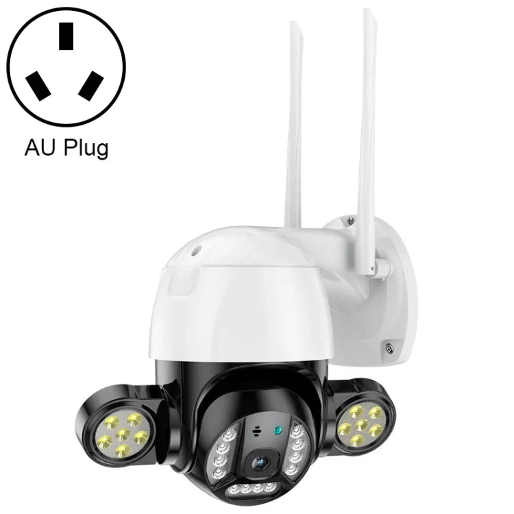 QX55 Camera IP Không Dây 2.4G IP65 Chống Nước 3.0 Triệu Điểm Ảnh, Hỗ Trợ Phát Hiện Chuyển Động & Âm Thanh Hai Chiều & Hồng Ngoại Ban Đêm & Thẻ TF, Phích Cắm EU, QX55