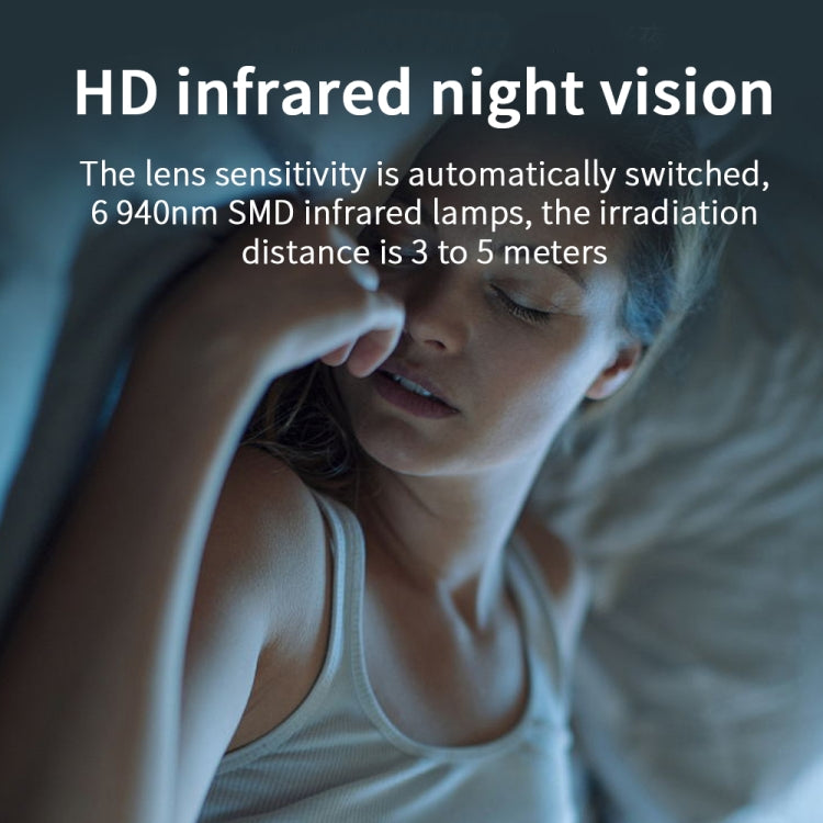 X6D Camera Giám Sát Mini Gia Đình Không Dây 720P, Hỗ Trợ Hồng Ngoại Ban Đêm & Phát Hiện Chuyển Động & Thẻ TF, 720P