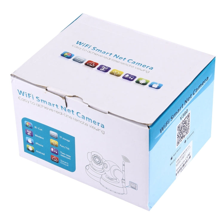 Camera IP thông minh không dây V380 HD 1280 x 720P 1.0MP xoay 360 độ, hỗ trợ thẻ TF, âm thanh hai chiều, V380