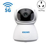 Camera IP WiFi băng tần kép ESCAM PT201 HD 1080P, hỗ trợ tầm nhìn ban đêm / phát hiện chuyển động / theo dõi tự động / thẻ TF / âm thanh hai chiều, phích cắm EU, PT201