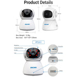 Camera IP WiFi băng tần kép ESCAM PT201 HD 1080P, hỗ trợ tầm nhìn ban đêm / phát hiện chuyển động / theo dõi tự động / thẻ TF / âm thanh hai chiều, phích cắm EU, PT201