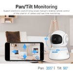 Camera IP WiFi băng tần kép ESCAM PT201 HD 1080P, hỗ trợ tầm nhìn ban đêm / phát hiện chuyển động / theo dõi tự động / thẻ TF / âm thanh hai chiều, phích cắm EU, PT201