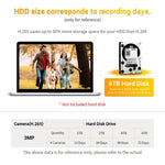 Hệ thống an ninh NVR không dây 8 kênh + 4 IPC 3.0 triệu điểm ảnh HD ESCAM WNK614, Phích cắm AU, WNK614