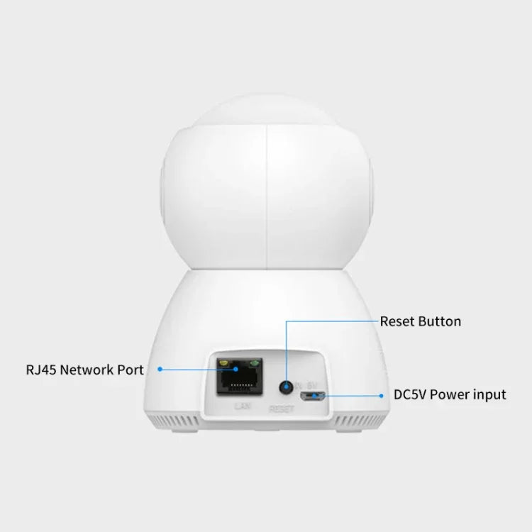 Camera IP WiFi an ninh thông minh quay ngang dọc 1.0MP YT24 V380, Hỗ trợ thẻ TF / Âm thanh hai chiều / Phát hiện chuyển động / Chế độ ban đêm, YT24 1.0MP
