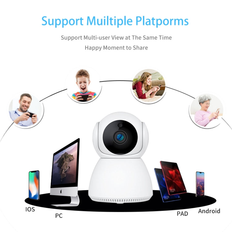 Camera IP WiFi an ninh thông minh quay ngang dọc 3.0MP YT24 V380, Hỗ trợ thẻ TF / Âm thanh hai chiều / Phát hiện chuyển động / Chế độ ban đêm, YT24 3.0MP