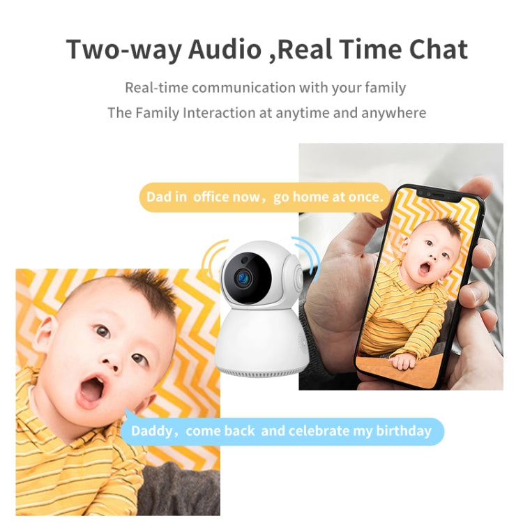 Camera IP WiFi an ninh thông minh quay ngang dọc 3.0MP YT24 V380, Hỗ trợ thẻ TF / Âm thanh hai chiều / Phát hiện chuyển động / Chế độ ban đêm, YT24 3.0MP