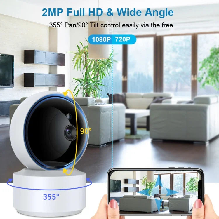 Camera IP WiFi an ninh thông minh quay 360 độ 3.0MP YT50-2, Hỗ trợ thẻ TF / Âm thanh hai chiều / Phát hiện chuyển động / Chế độ ban đêm, YT50-2