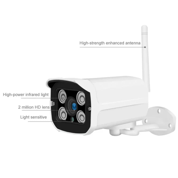 Camera IP không dây Q8 1080P HD, Hỗ trợ phát hiện chuyển động & hồng ngoại ban đêm & thẻ TF, phích cắm AU, Q8