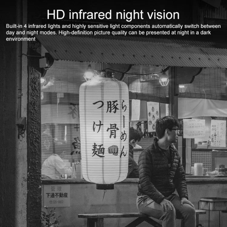 Camera IP không dây Q8 1080P HD, Hỗ trợ phát hiện chuyển động & hồng ngoại ban đêm & thẻ TF, phích cắm AU, Q8