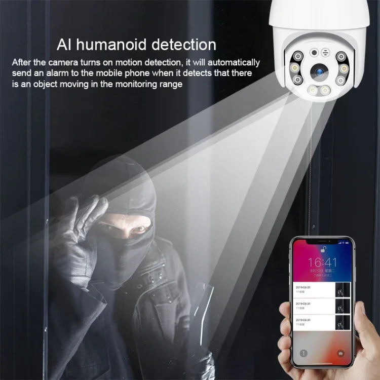 QX21 Camera IP WiFi HD 1080P, Hỗ Trợ Tầm Nhìn Ban Đêm & Phát Hiện Chuyển Động & Âm Thanh Hai Chiều & Thẻ TF, Phích Cắm Úc, QX21
