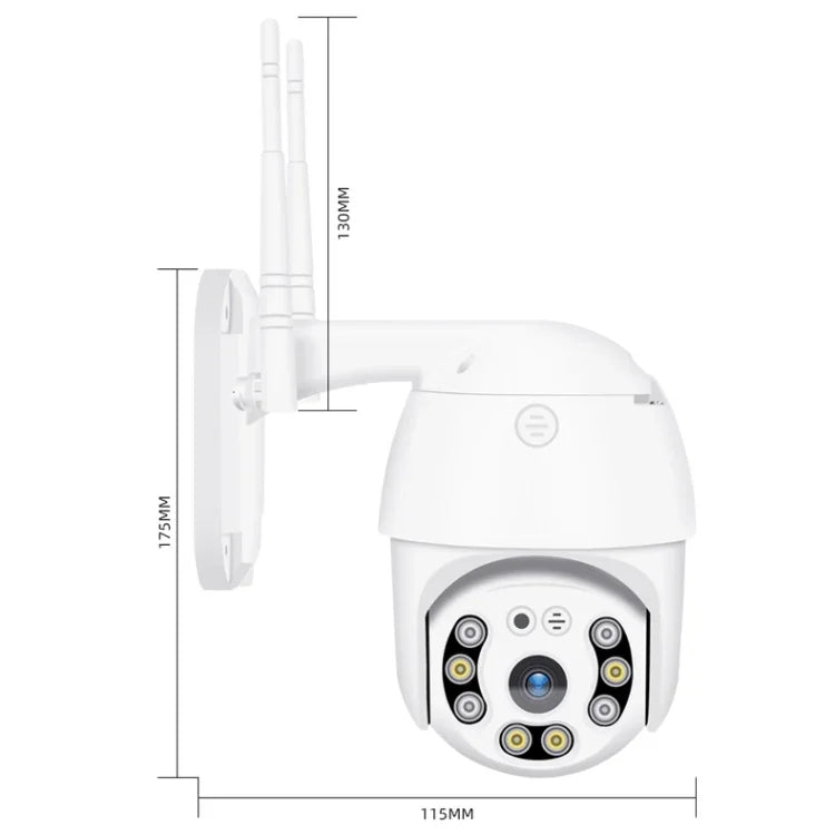 QX21 Camera IP WiFi HD 1080P, Hỗ Trợ Tầm Nhìn Ban Đêm & Phát Hiện Chuyển Động & Âm Thanh Hai Chiều & Thẻ TF, Phích Cắm Úc, QX21