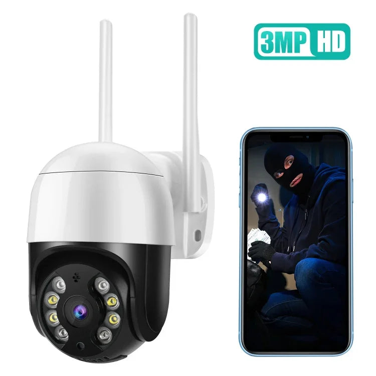 Camera IP WiFi QX29 3.0MP HD, Hỗ trợ nhìn ban đêm & phát hiện chuyển động & âm thanh hai chiều & thẻ TF, Phích cắm AU, QX29