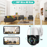 Camera IP WiFi QX29 3.0MP HD, Hỗ trợ nhìn ban đêm & phát hiện chuyển động & âm thanh hai chiều & thẻ TF, Phích cắm AU, QX29