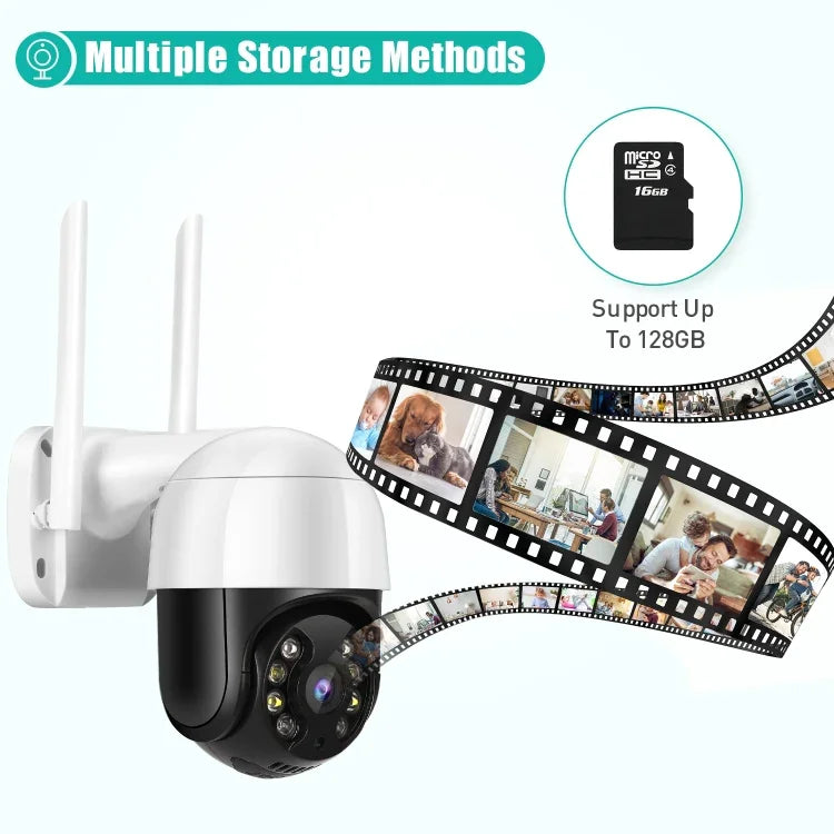 Camera IP WiFi QX29 3.0MP HD, Hỗ trợ nhìn ban đêm & phát hiện chuyển động & âm thanh hai chiều & thẻ TF, Phích cắm AU, QX29
