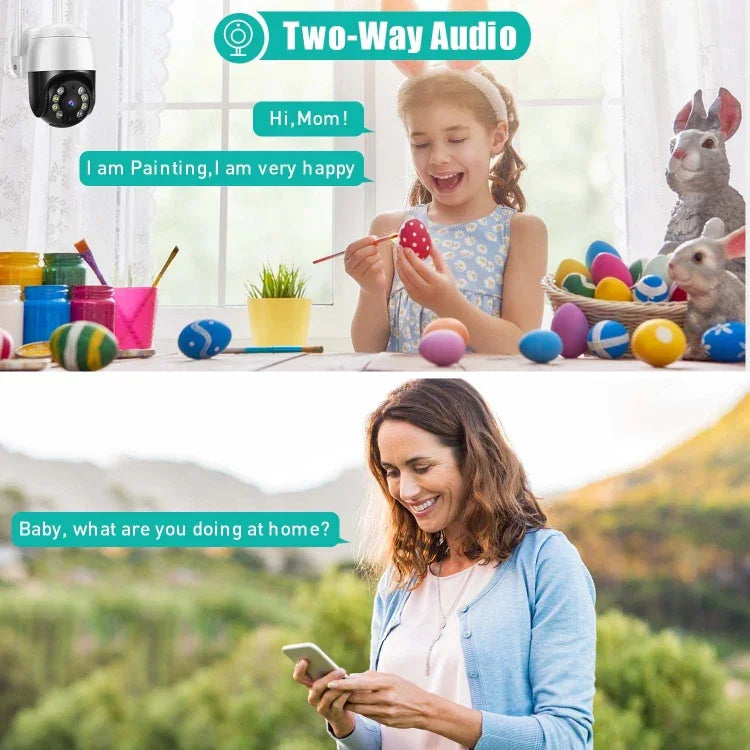 Camera IP WiFi QX29 3.0MP HD, Hỗ trợ nhìn ban đêm & phát hiện chuyển động & âm thanh hai chiều & thẻ TF, Phích cắm AU, QX29
