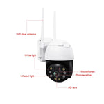 Camera WIFI PTZ QX36 1080P 3.0MP ống kính 3.6mm IP65 chống nước xoay 360 độ, Hỗ trợ màu sắc ban ngày và ban đêm & âm thanh hai chiều & phát hiện chuyển động người & phát lại video & thẻ TF 128GB, Phích cắm AU, QX36
