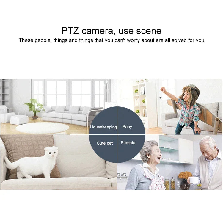 Camera mạng trong nhà không dây HD YT47, Hỗ trợ phát hiện chuyển động & Quan sát ban đêm hồng ngoại & Thẻ Micro SD, Phích cắm AU, YT47