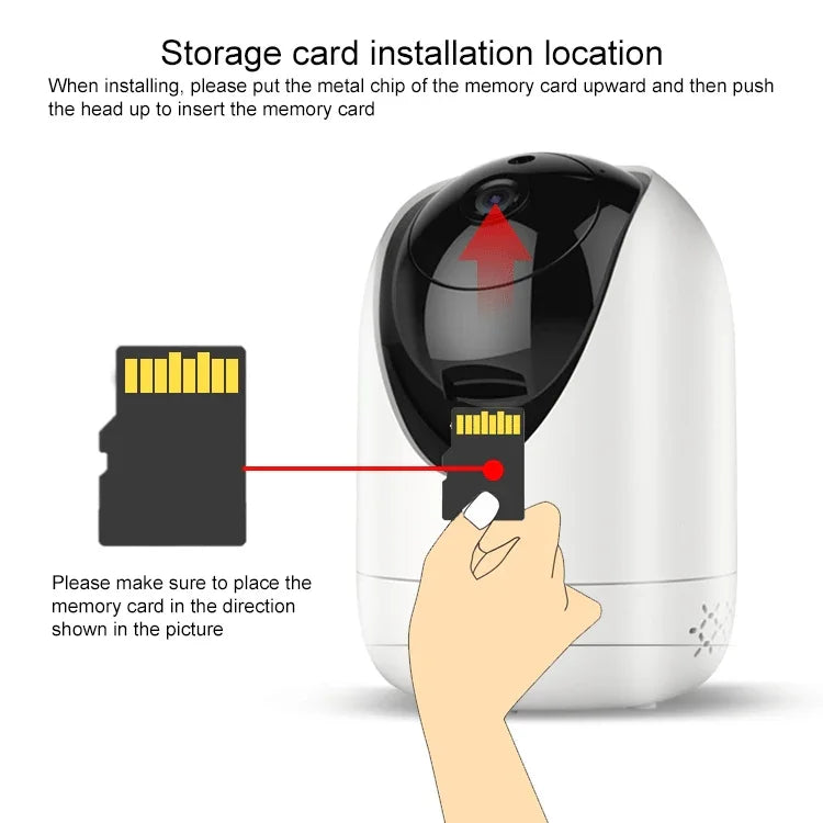 Camera mạng trong nhà không dây HD YT47, Hỗ trợ phát hiện chuyển động & Quan sát ban đêm hồng ngoại & Thẻ Micro SD, Phích cắm AU, YT47