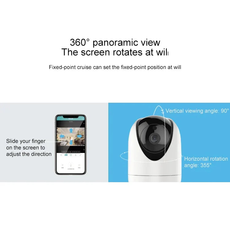 Camera mạng trong nhà không dây HD YT47, Hỗ trợ phát hiện chuyển động & Quan sát ban đêm hồng ngoại & Thẻ Micro SD, Phích cắm AU, YT47