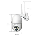 Camera HD quan sát ban đêm IR 10 đèn WiFi không dây có thể xoay từ xa cho điện thoại di động ngoài trời Q10, Hỗ trợ phát hiện chuyển động video / báo động & ghi hình, Phích cắm UK, Q10 Quan sát ban đêm IR