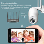 Camera HD quan sát ban đêm IR 10 đèn WiFi không dây có thể xoay từ xa cho điện thoại di động ngoài trời Q10, Hỗ trợ phát hiện chuyển động video / báo động & ghi hình, Phích cắm UK, Q10 Quan sát ban đêm IR