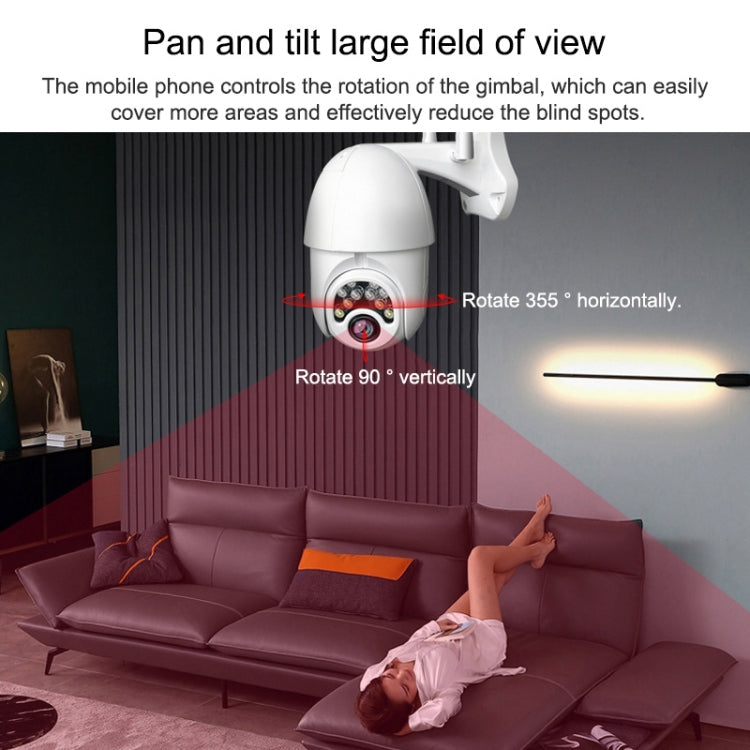 Camera HD quan sát ban đêm IR 10 đèn WiFi không dây có thể xoay từ xa cho điện thoại di động ngoài trời Q10, Hỗ trợ phát hiện chuyển động video / báo động & ghi hình, Phích cắm UK, Q10 Quan sát ban đêm IR