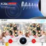 Camera IP WiFi ESCAM Q8 960P Ống Kính Fisheye 360 Độ 1.3MP, Hỗ Trợ Phát Hiện Chuyển Động / Tầm Nhìn Ban Đêm, Khoảng Cách IR: 5-10m, Phích Cắm AU, Q8 Phích Cắm US, Q8 Phích Cắm AU, Q8 Phích Cắm EU, Q8 Phích Cắm UK