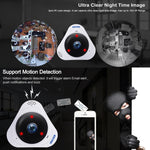 Camera IP WiFi ESCAM Q8 960P Ống Kính Fisheye 360 Độ 1.3MP, Hỗ Trợ Phát Hiện Chuyển Động / Tầm Nhìn Ban Đêm, Khoảng Cách IR: 5-10m, Phích Cắm AU, Q8 Phích Cắm US, Q8 Phích Cắm AU, Q8 Phích Cắm EU, Q8 Phích Cắm UK